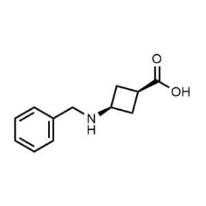 cis-3-[(Phenylmethyl)amino]cyclobutanecarboxylic acid|CS-0776494