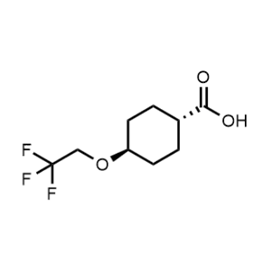 trans-4-(2,2,2-Trifluoroethoxy)cyclohexanecarboxylic acid|CS-0776529