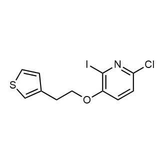 6-Chloro-2-iodo-3-(2-(thiophen-3-yl)ethoxy)pyridine|CS-0776541