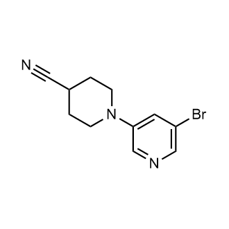 1-(5-Bromopyridin-3-yl)piperidine-4-carbonitrile|CS-0776598