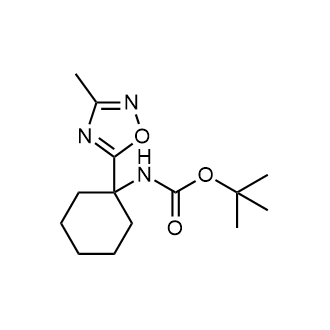 tert-Butyl (1-(3-methyl-1,2,4-oxadiazol-5-yl)cyclohexyl)carbamate|CS-0776634