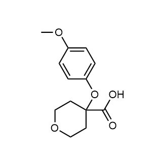 4-(4-Methoxyphenoxy)tetrahydro-2h-pyran-4-carboxylic acid|CS-0776730