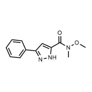 N-Methoxy-N-methyl-3-phenyl-1H-pyrazole-5-carboxamide|CS-0776758