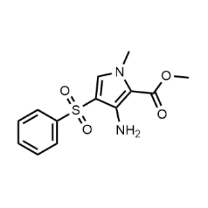 Methyl 3-amino-1-methyl-4-(phenylsulfonyl)-1h-pyrrole-2-carboxylate|CS-0776870