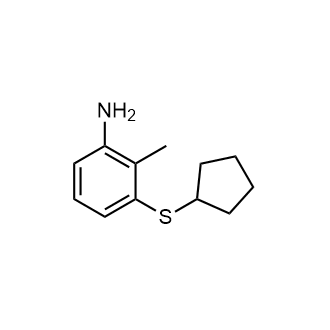 3-(Cyclopentylthio)-2-methylaniline|CS-0777068