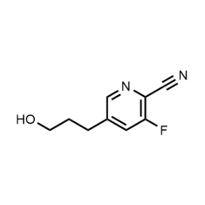 3-Fluoro-5-(3-hydroxypropyl)picolinonitrile|CS-0777190