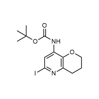 tert-Butyl (6-iodo-3,4-dihydro-2h-pyrano[3,2-b]pyridin-8-yl)carbamate|CS-0777193