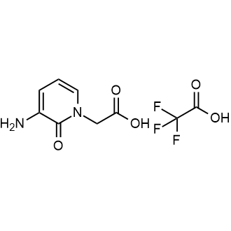 2,2,2-Trifluoroacetic acid compound with 2-(3-amino-2-oxopyridin-1(2h)-yl)acetic acid 1:1|CS-0777603