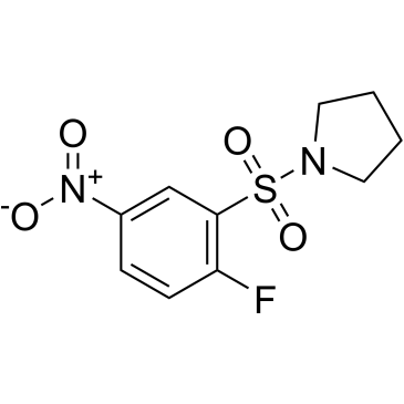 1-((2-Fluoro-5-nitrophenyl)sulfonyl)pyrrolidine|CS-0777668