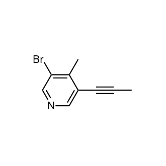 3-Bromo-4-methyl-5-(prop-1-yn-1-yl)pyridine|CS-0777752