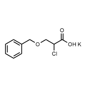 3-(Benzyloxy)-2-chloropropanoic acid, potassium salt|CS-0777781