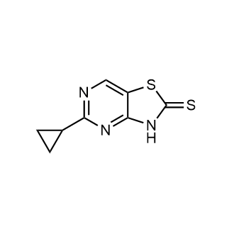 5-Cyclopropylthiazolo[4,5-d]pyrimidine-2(3h)-thione|CS-0777848