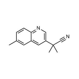 2-Methyl-2-(6-methylquinolin-3-yl)propanenitrile|CS-0777880
