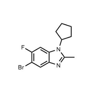 5-Bromo-1-cyclopentyl-6-fluoro-2-methyl-1h-benzo[d]imidazole|CS-0777881