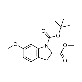 1-(tert-Butyl) 2-methyl 6-methoxyindoline-1,2-dicarboxylate|CS-0777919