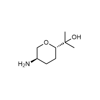 2-((2S,5R)-5-Aminotetrahydro-2h-pyran-2-yl)propan-2-ol|CS-0777987