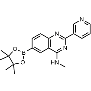 N-Methyl-2-(pyridin-3-yl)-6-(4,4,5,5-tetramethyl-1,3,2-dioxaborolan-2-yl)quinazolin-4-amine|CS-0778122