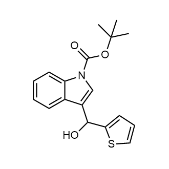 tert-Butyl 3-(hydroxy(thiophen-2-yl)methyl)-1h-indole-1-carboxylate|CS-0778218