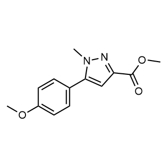 Methyl 5-(4-methoxyphenyl)-1-methyl-1h-pyrazole-3-carboxylate|CS-0778528