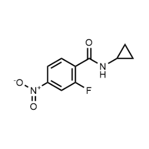 N-Cyclopropyl-2-fluoro-4-nitrobenzamide|CS-0778536