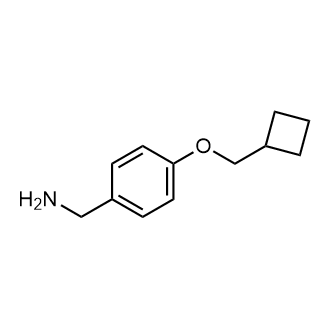 (4-(Cyclobutylmethoxy)phenyl)methanamine|CS-0778694