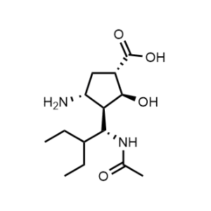 (1S,2S,3R,4R)-3-((R)-1-Acetamido-2-ethylbutyl)-4-amino-2-hydroxycyclopentane-1-carboxylic acid|CS-0779462