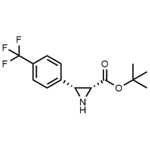 tert-Butyl (2R,3R)-3-(4-(trifluoromethyl)phenyl)aziridine-2-carboxylate|CS-0779560
