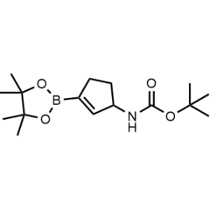 tert-Butyl (3-(4,4,5,5-tetramethyl-1,3,2-dioxaborolan-2-yl)cyclopent-2-en-1-yl)carbamate|CS-0779593