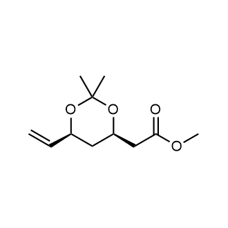 Methyl 2-((4R,6S)-2,2-dimethyl-6-vinyl-1,3-dioxan-4-yl)acetate|CS-0779607