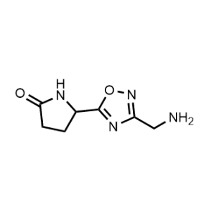 5-(3-(Aminomethyl)-1,2,4-oxadiazol-5-yl)pyrrolidin-2-one|CS-0779657