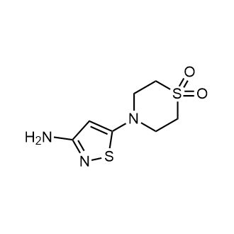 4-(3-Aminoisothiazol-5-yl)thiomorpholine 1,1-dioxide|CS-0779747