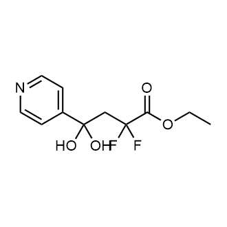 Ethyl 2,2-difluoro-4,4-dihydroxy-4-(pyridin-4-yl)butanoate|CS-0779834