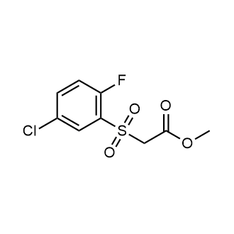 Methyl 2-((5-chloro-2-fluorophenyl)sulfonyl)acetate|CS-0780001