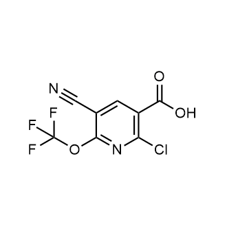 2-Chloro-5-cyano-6-(trifluoromethoxy)nicotinic acid|CS-0780323