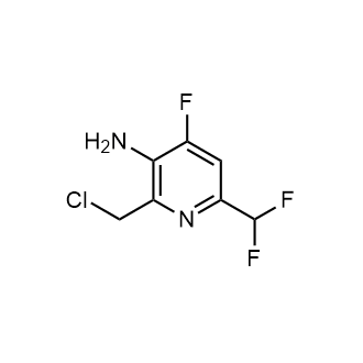 2-(Chloromethyl)-6-(difluoromethyl)-4-fluoropyridin-3-amine|CS-0780438