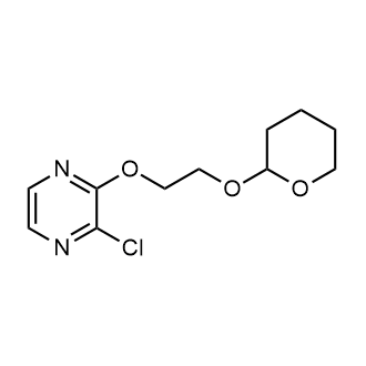 2-Chloro-3-(2-((tetrahydro-2h-pyran-2-yl)oxy)ethoxy)pyrazine|CS-0780507