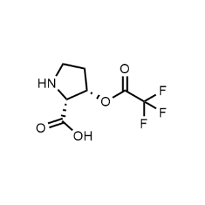 (2R,3S)-3-(2,2,2-Trifluoroacetoxy)pyrrolidine-2-carboxylic acid|CS-0780511