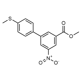 Methyl 4'-(methylthio)-5-nitro-[1,1'-biphenyl]-3-carboxylate|CS-0780596