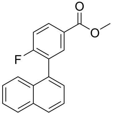 Methyl 4-fluoro-3-(naphthalen-1-yl)benzoate|CS-0780619