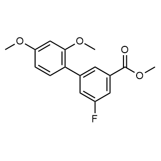 Methyl 5-fluoro-2',4'-dimethoxy-[1,1'-biphenyl]-3-carboxylate|CS-0781052