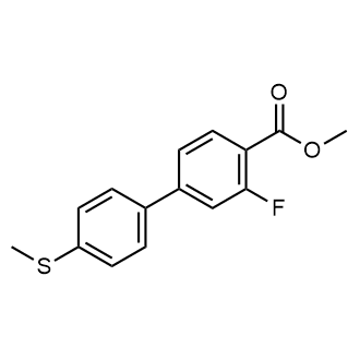 Methyl 3-fluoro-4'-(methylthio)-[1,1'-biphenyl]-4-carboxylate|CS-0781175
