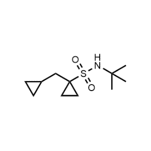 N-(Tert-butyl)-1-(cyclopropylmethyl)cyclopropane-1-sulfonamide|CS-0781303