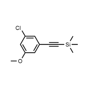 ((3-Chloro-5-methoxyphenyl)ethynyl)trimethylsilane|CS-0781485