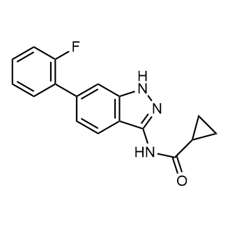 N-[6-(2-Fluorophenyl)-1H-indazol-3-yl]cyclopropanecarboxamide|CS-0781502