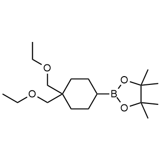 2-(4,4-Bis(ethoxymethyl)cyclohexyl)-4,4,5,5-tetramethyl-1,3,2-dioxaborolane|CS-0781769
