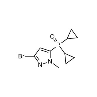 (3-Bromo-1-methyl-1H-pyrazol-5-yl)dicyclopropylphosphine oxide|CS-0781906