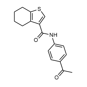 N-(4-Acetylphenyl)-4,5,6,7-tetrahydrobenzo[b]thiophene-3-carboxamide|CS-0782087