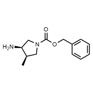rel-(3R,4R)-Benzyl 3-amino-4-methylpyrrolidine-1-carboxylate|CS-0782226