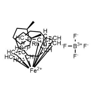 1,1-Bis((2R,5R)-2,6-dimethylphospholano)ferrocene(cyclooctadiene)rhodium(I) tetrafluoroborate|CS-0782310