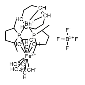 1,1-Bis((2S,5S)-2,5-dimethylphospholano)ferrocene(cyclooctadiene)rhodium(I) tetrafluoroborate|CS-0782330